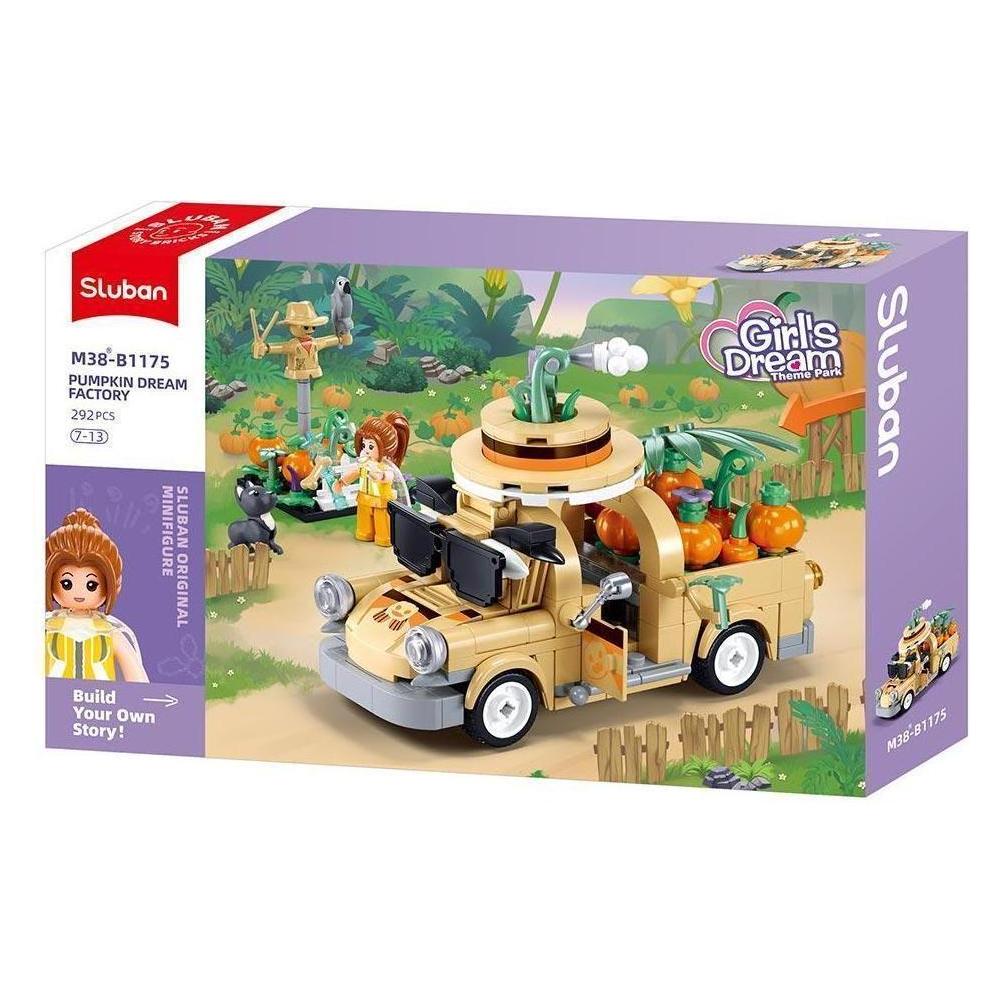 Sluban SL96035 - Pumpkin-Lieferwagen (292 Teile) (SL96035)