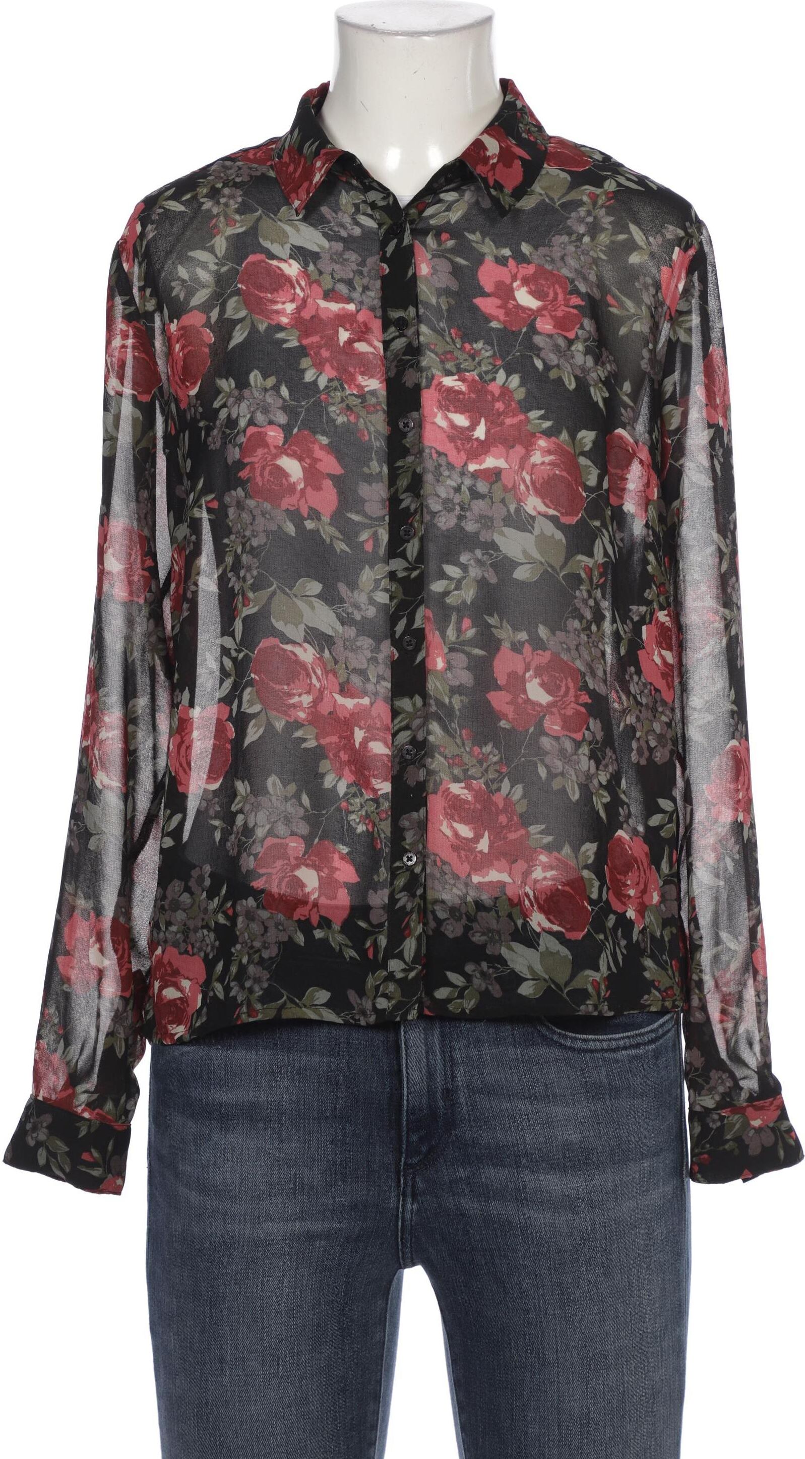 Pepe Jeans Damen Bluse, Schwarz, Gr. XS, Synthetik - Second Hand