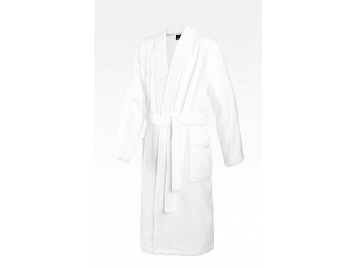Joop! Bademantel, Weiss, Textil, Uni, Gr. 46/48, male, Oeko-Tex® Standard 100, Taschen, besonders flauschig, angenehm warm, hochwertige Qualität, Heimtextilien, Badtextilien, Bademantel, Bademantel Herren