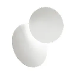 DRUM LED-Deckenleuchte aus mattweißem Metall 33W Perenz
