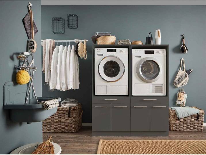 Bega BBK Laundrezzy Badezimmermöbel-Set mit Waschmaschinenumbau
