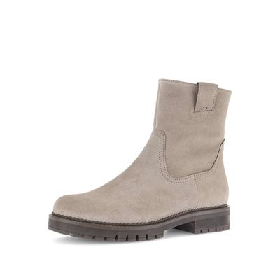Stiefelette GABOR "Sportliche Stiefelette", Damen, Gr. 38,5, beige, Schuhe Stiefelette