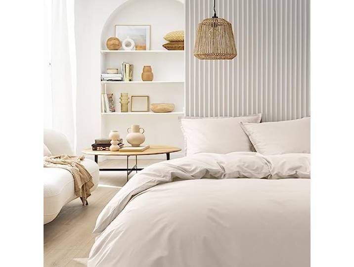 Housse de Couette\, Toux Doux\, Crème\, 140x200 cm\, Essix