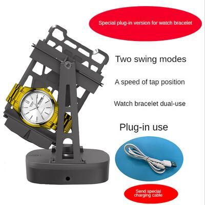 Youfap Market Self Winding Automatic Watch Winder, Mechanical Rotomat Wind Up Device, Small Watch Shaker For Watches plug in