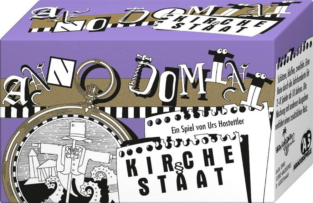 Abacusspiele Anno Domini - Kerk en Staat kaartspel - Geel