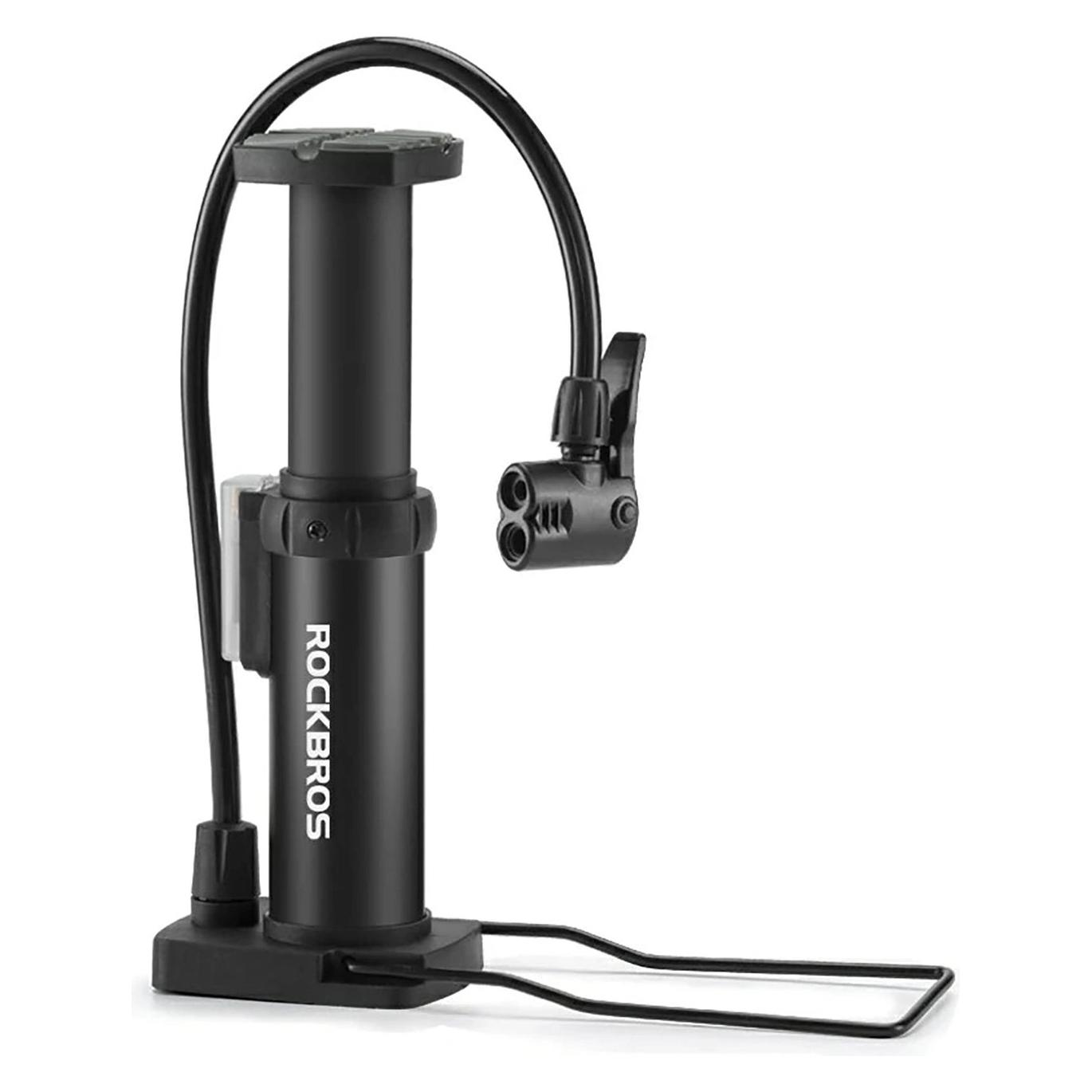 Rockbros Pompka rowerowa 4522L nożna ultralekka - czarna (5907769391033)