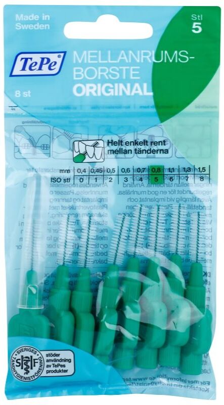 TePe Original brossettes interdentaires 0,8 mm 8 pcs
