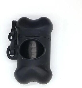 Uplift Essentials Professional Bone Shaped Pet Waste Bag Dispenser black