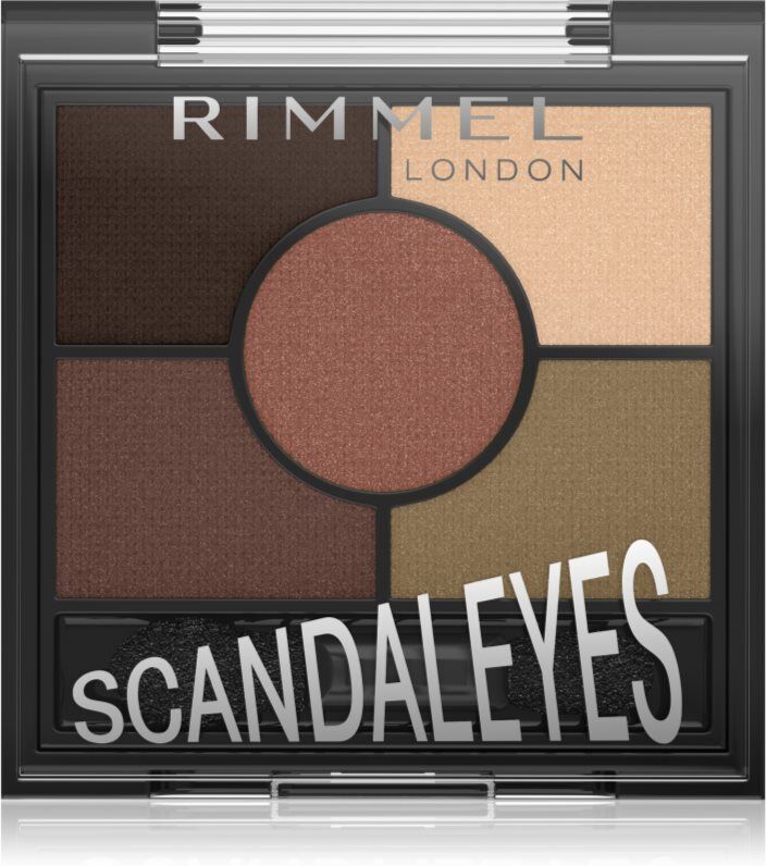 Rimmel ScandalEyes eyeshadow palette shade 002 Brixton Brown 3.8 g