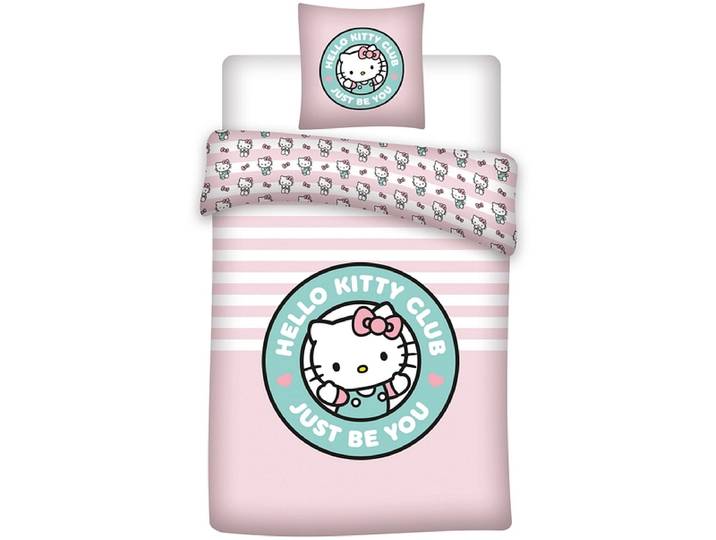 Bettwäsche HELLO KITTY 100x140cm + 1*40x60cm baumwolle
