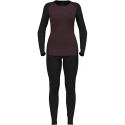 Odlo Damen ACTIVE WARM Special Unterwäsche-Set - L - black - fudge