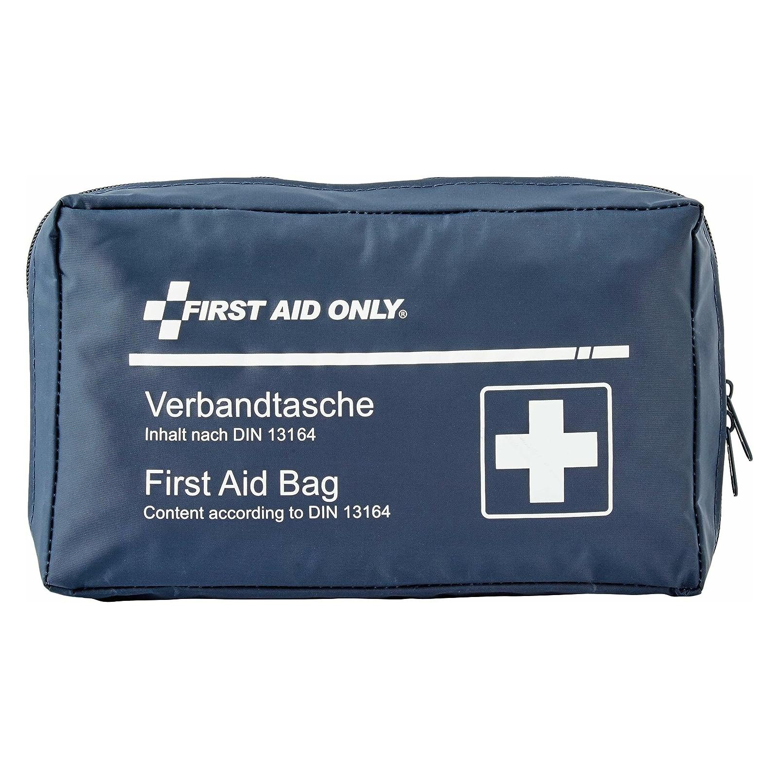 First Aid Only Verbandtasche für Auto, KFZ DIN 13164, blau, P-10019 (Verbandskasten) (P-10019)