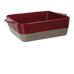 Olympia Bräter rot und taupe 4,2L