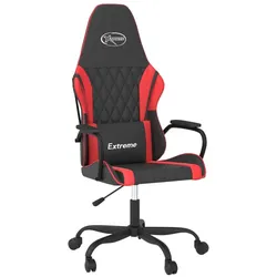 vidaXL Gaming-Stuhl Schwarz und Rot Kunstleder