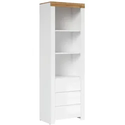 BÜCHERREGAL Hella Weiß und Holz