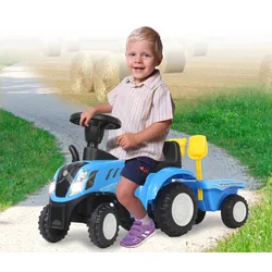 Jamara e.K. JAMARA-460355-Rutscher New Holland T7 Traktor blau