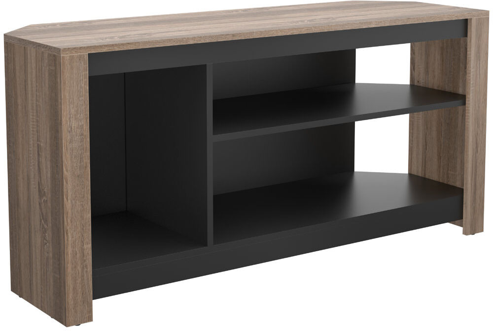 17 Stories 1.2m Gaming TV Stand with Vertical Storage - Rustic Sawn Oak Rustic Sawn Oak 60"