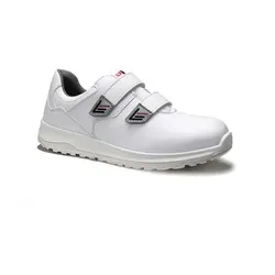 Sicherheitshalbschuh WHITE Grip Low ESD S2, Gr. 39 - weiß - 39