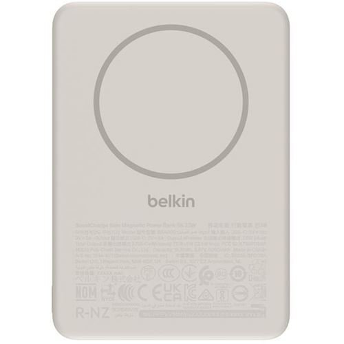 BELKIN BOOSTCHARGE SLIM MAGNETISCHE PO 75 W MIT MAGCESSORY SAND