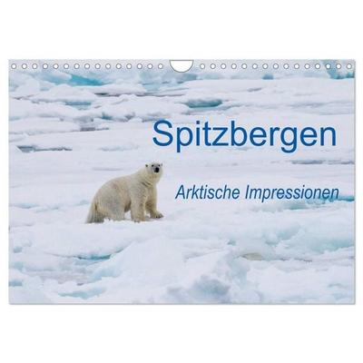 Spitzbergen - Arktische Impressionen (Wandkalender 2026 DIN A4 quer), CALVENDO Monatskalender