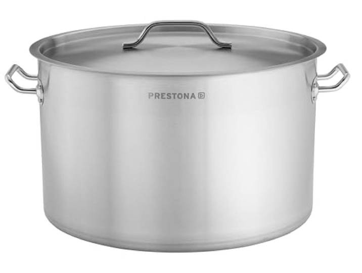 TECHNICA Prestona Topf Induktion 58 l – Kochtopf ⌀500 mm mit Deckel Dreischichtboden – Suppentopf Für alle Herdarten – Spülmaschinengeeignet – Ohne Nickel – Hitzebeständige Griffe