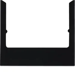 Berker Rahmen eckig sw Glas 13196616