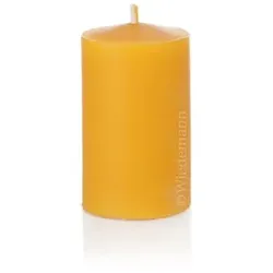 Wiedemann Kerzen 100% Bienenwachskerzen Natur 80 x 50 mm, 8 Stück