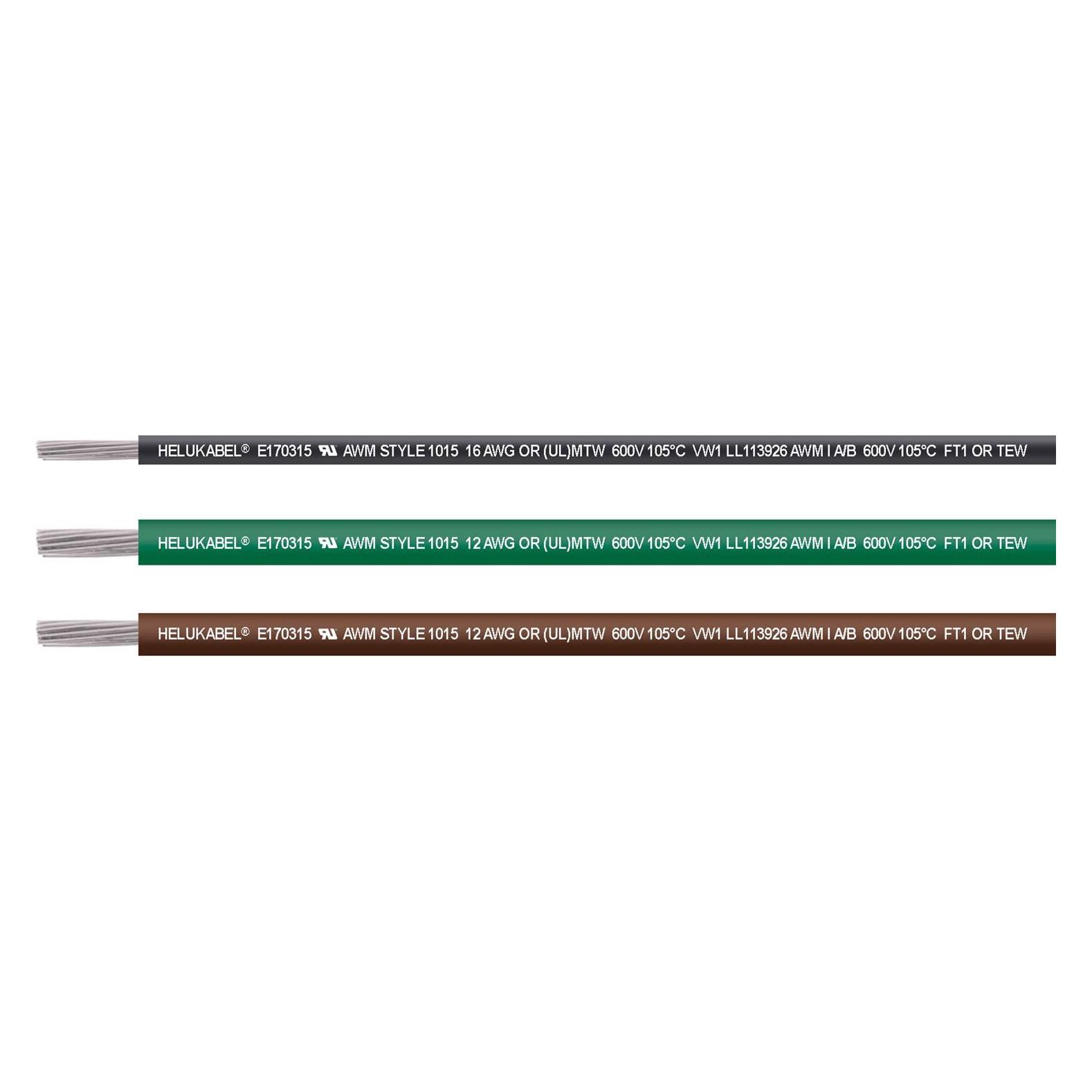 Helukabel 60306-305 Einzelader UL-CSA 1 x² Grau (305 m) (60306-305)