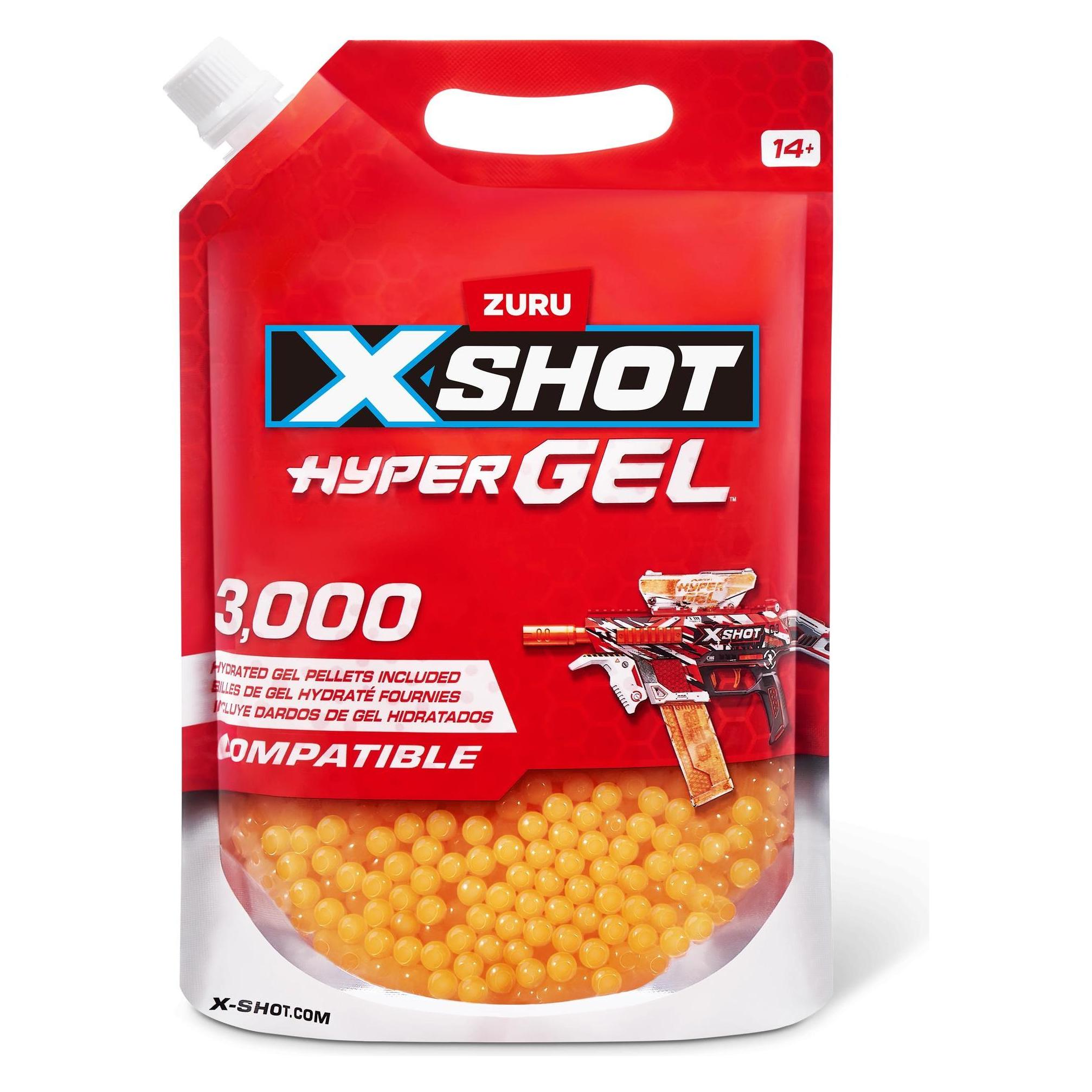 Zuru X-SHOT Hyper Gel Nachfüllpackung 3.000 Gel-Kugeln - EN71 (36810SQ1)