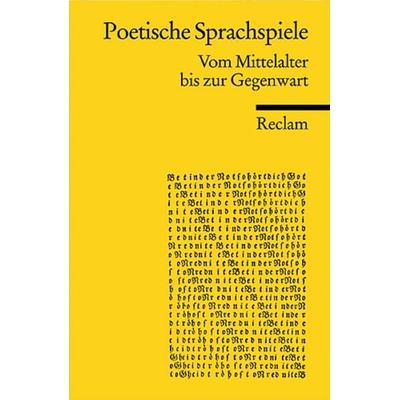 Poetische Sprachspiele, Taschenbuch von Klaus P. Dencker, Reclam, Philipp, 978-3-15-018238-3