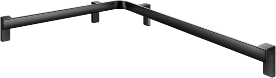 Keuco Axess Dusch-/Wannenhandlauf 35011376801 schwarz matt, 650 x 850 mm