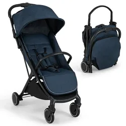 Costway COSTWAY Kinderwagen, Reisebuggy mit Liegefunktion, Kinderbuggy mit Rückenlehne & Verdeck