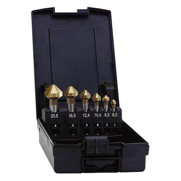 Exact Kegelsenker-Set 5teilig 6.3 mm (5568)