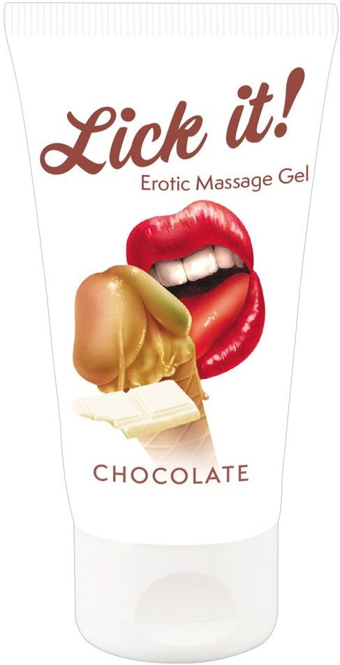 Lick it! Gel de massage érotique chocolat 50 ml