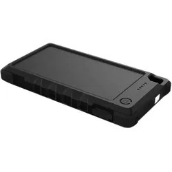 DLH Batterie externe solaire IP66 antichoc 1 (10000 mAh, 22.50 W), Powerbank, Schwarz