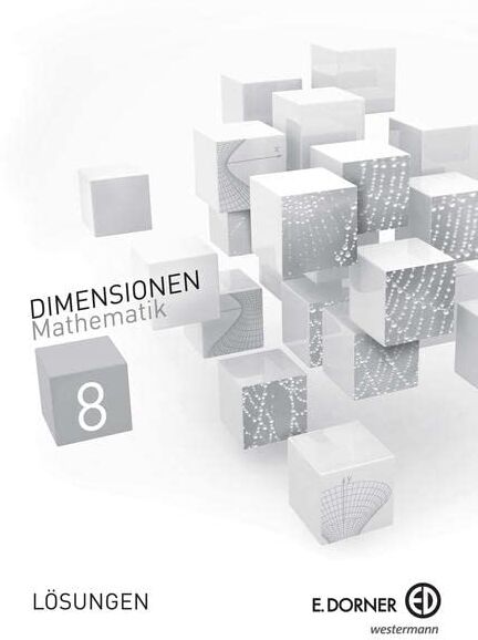 Gabriele Bleier - Dimensionen, Mathematik 8: Lösungen - Preis vom 14.10.2026 23:07:16 h