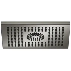 Dornbracht Regenbrause SERIENSPEZIFISCH Dark Chrome 300 x 240 mm Deckenanbindung PURE RAIN PURIFY RAIN Antikalk-System