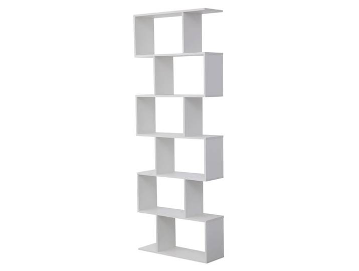 Bibliothèque 6 étagères blanche
