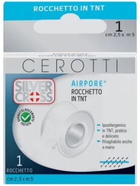 Cerotto Silverc Disp Airpore 2,5x500 cm