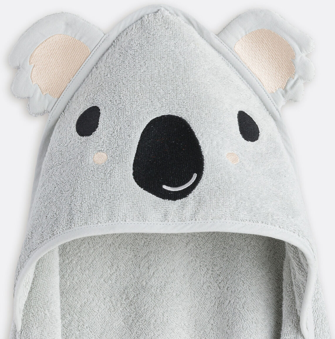 LA REDOUTE INTERIEURS Cape de bain coton biologique 400 g/m2, Koala