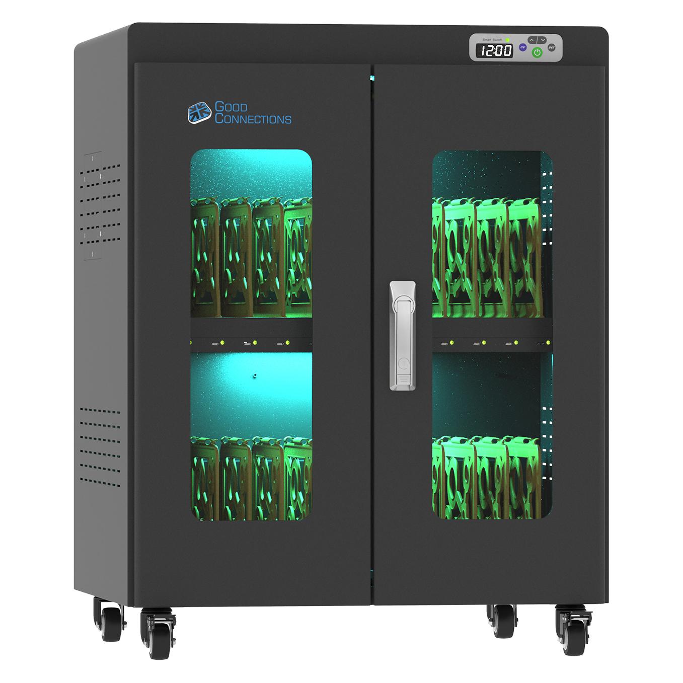 Good Connections GC ANTARES PRO N24C Ladewagen bis 15,6" USB-C 65W PD3.0 UVC-Desinfekt. schwarz (PCT03-C24S)