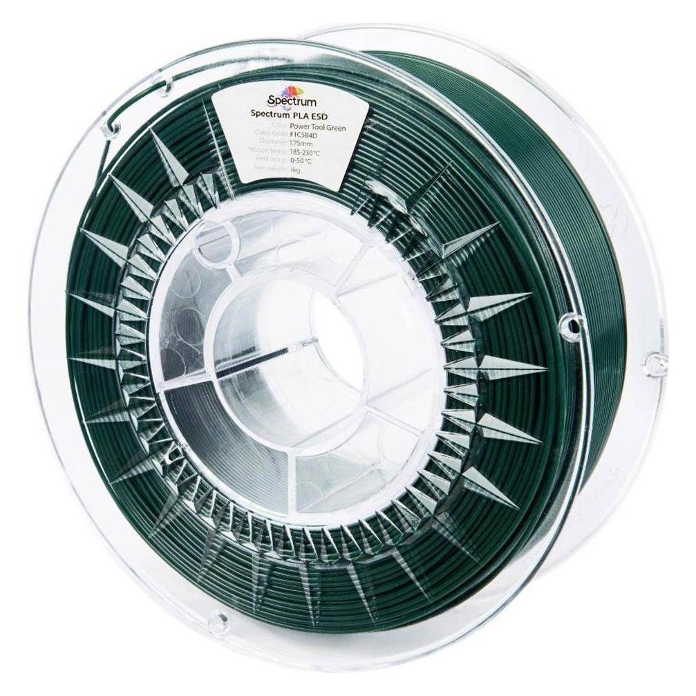 Spectrum PLA ESD - Filament für ESD-Schutz und Sicherheit in EX-Zonen (PLA, 1000 g, 1.75 mm) (81657)