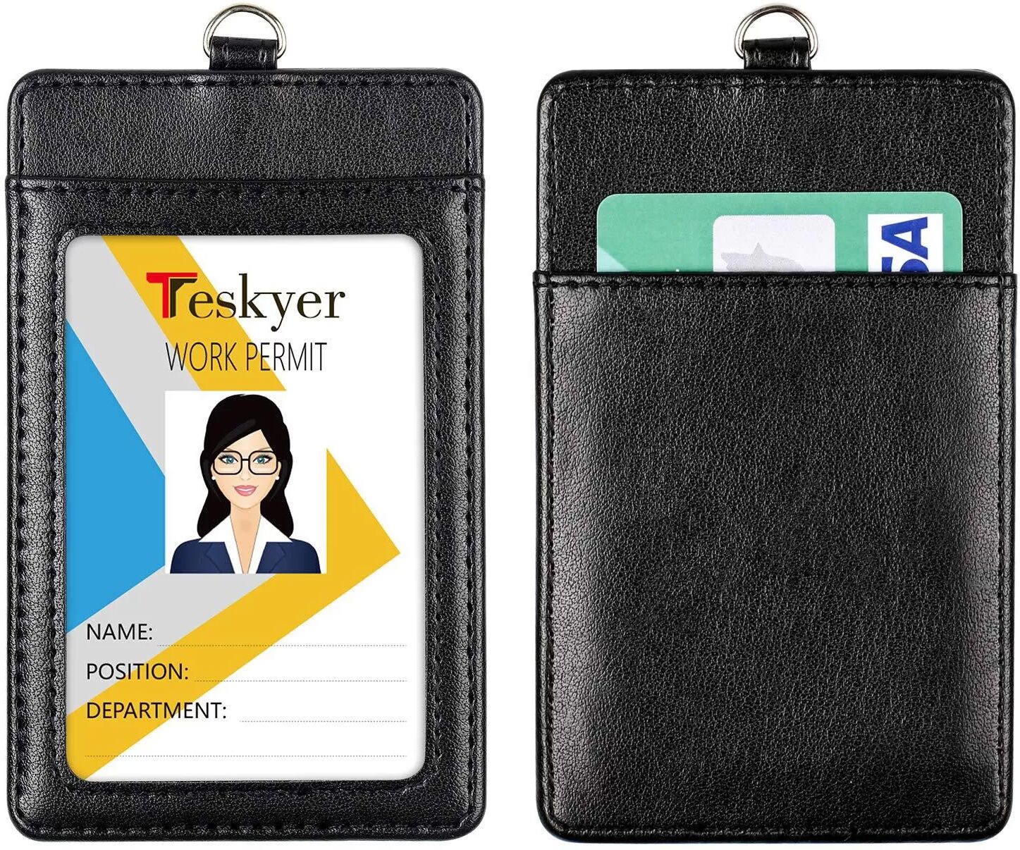 INF RFID-blockierender Ausweishalter mit einziehbarer Rolle model 2