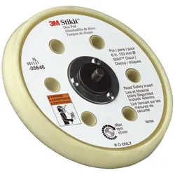 3M Xtract Low Profile Finishing Stützteller, beige, multihole, 152 mm x 17,5 mm x 7,9 mm, Gewindegröße: 5/16-24 EXT