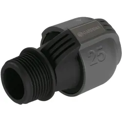 Gardena Sprinkler-System Verbinder Außengewinde 25mm(1"), 25mm, Quick&Easy