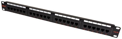 Roline 26.11.0349 24 Port Netzwerk-Patchpanel 483mm (19 ) CAT 5e 1 HE