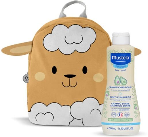 Mustela Champô Suave Bebé 500ml + OFERTA Mochila Ovelha
