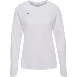 newline Beat langarm Laufshirt Damen 9001 - white L