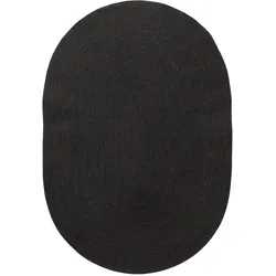benuta Nest In- & Outdoor-Teppich Nandi Schwarz 120x170 cm - Teppich für Balkon, Terrasse & Garten