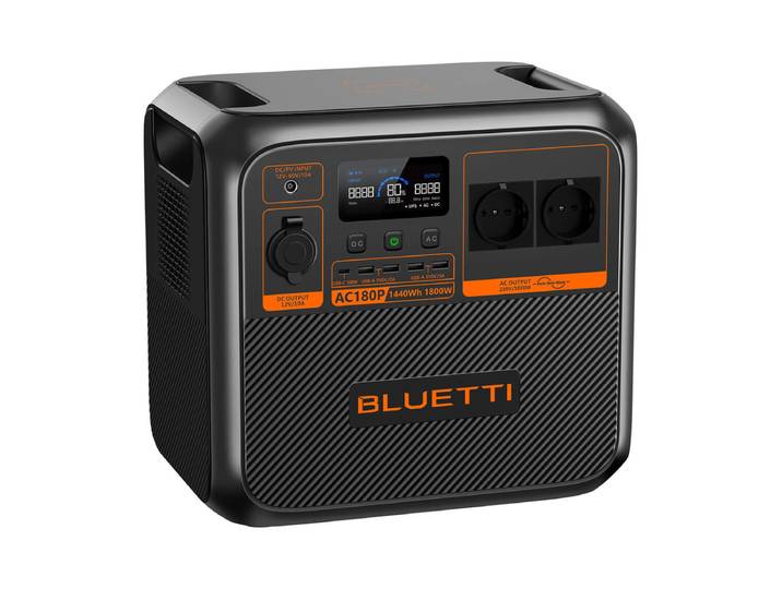 Bluetti AC180P Power Station Schwarz